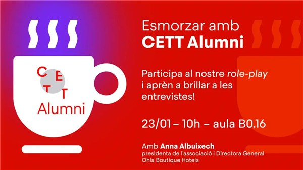 DESAYUNO CETT ALUMNI: ¡CONÉCTATE CON TU COMUNIDAD!